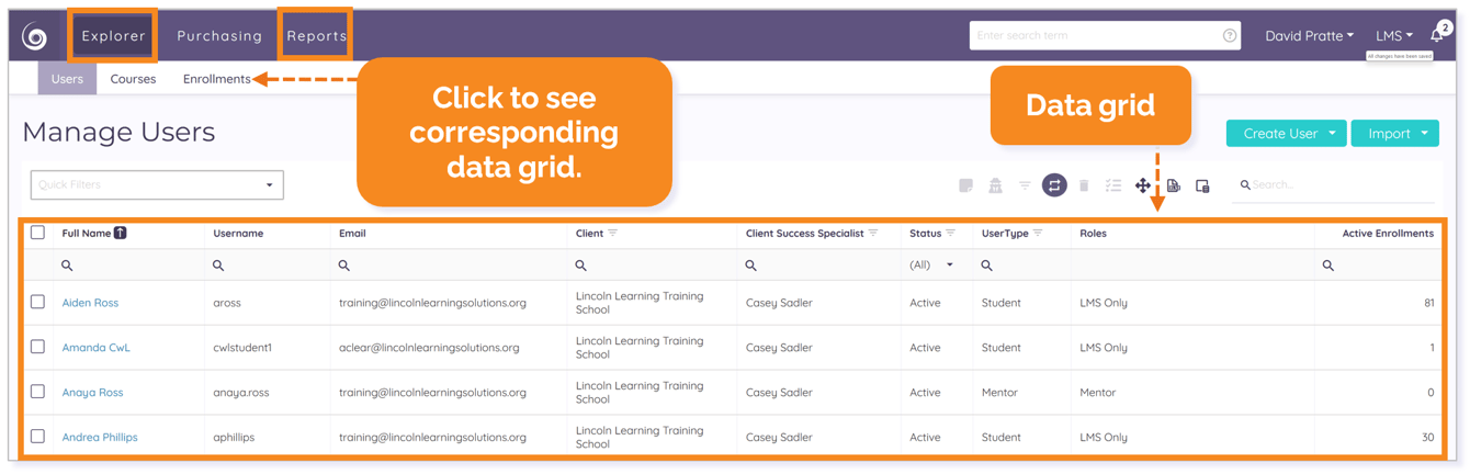 Using Data Grids